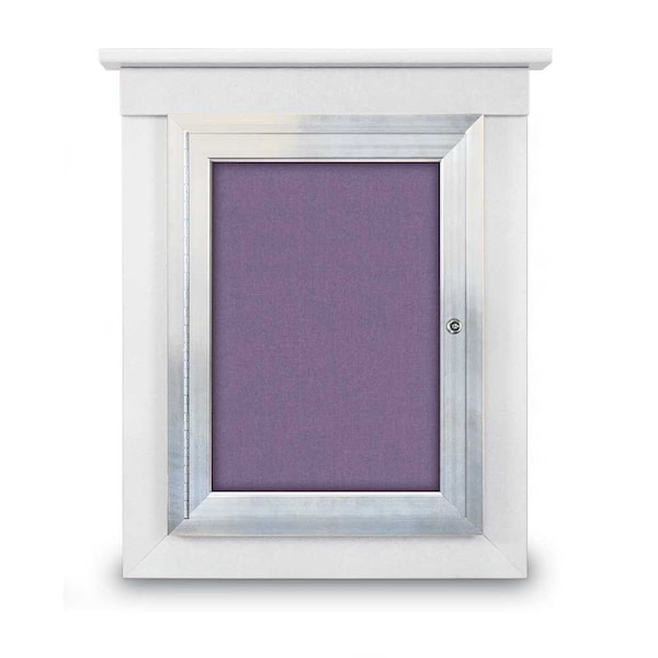 Sliding Glass Enclosed Letterboard, 72"x3